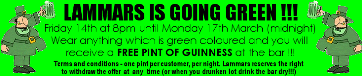 Free Guinness at Lammars
