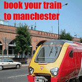 Book your train ticket to Manchester