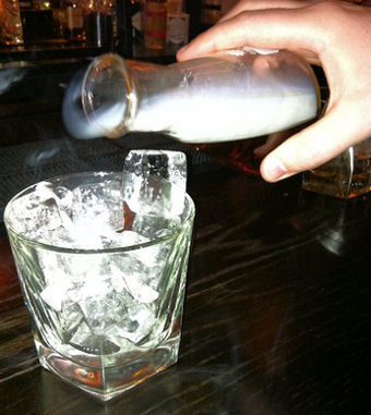 The Smokey Old Fashioned at The Alchemist