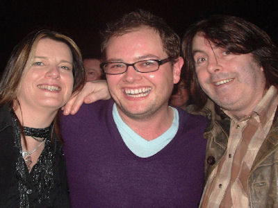 Alan Carr, Mick Ferry  and Karen Bayley