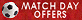 Pre-match drinks offers